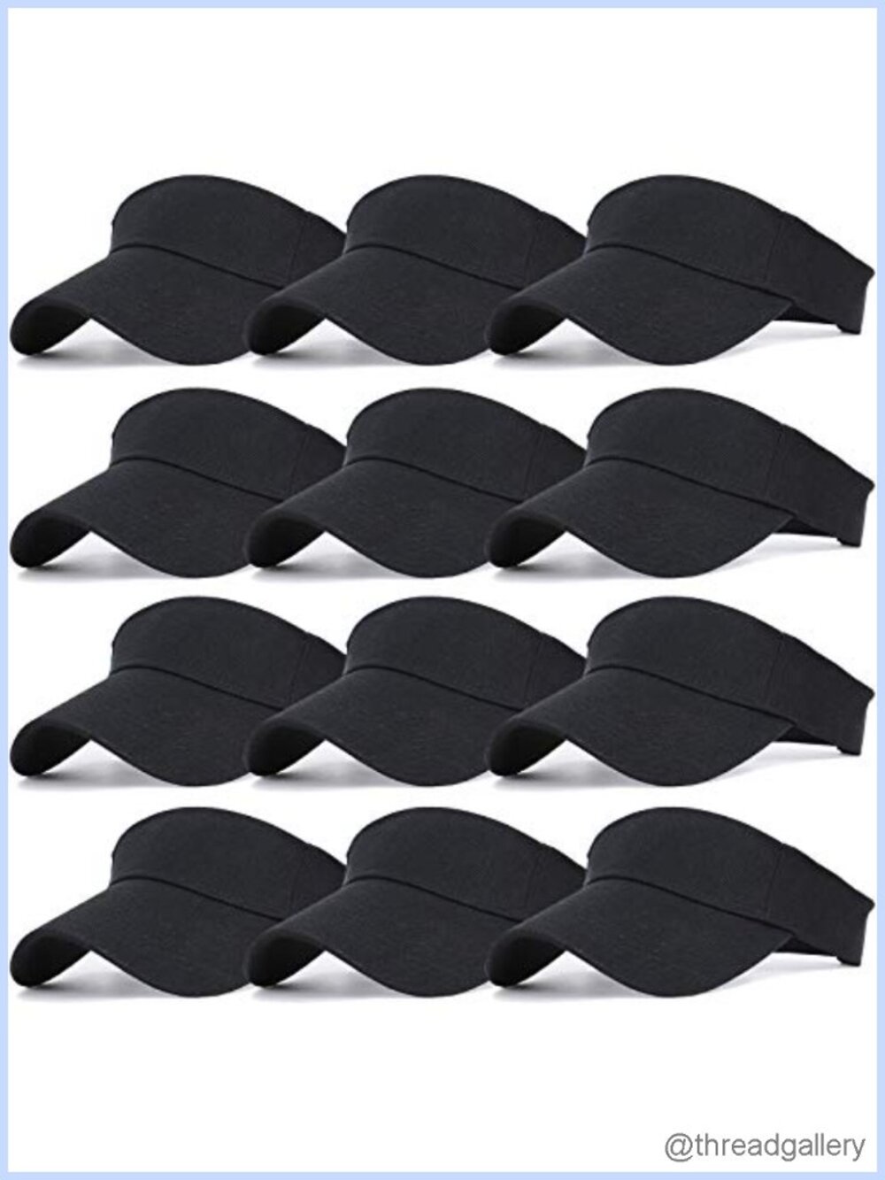 12 Pack Sun Visor Hats Women Men Outdoor Sports Beach